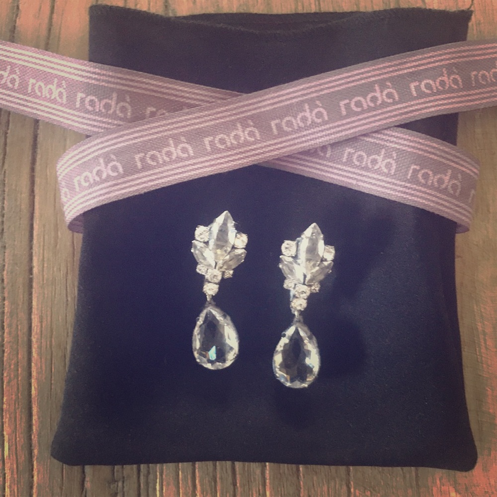 Anthropologie earrings, hand-made in Italy.